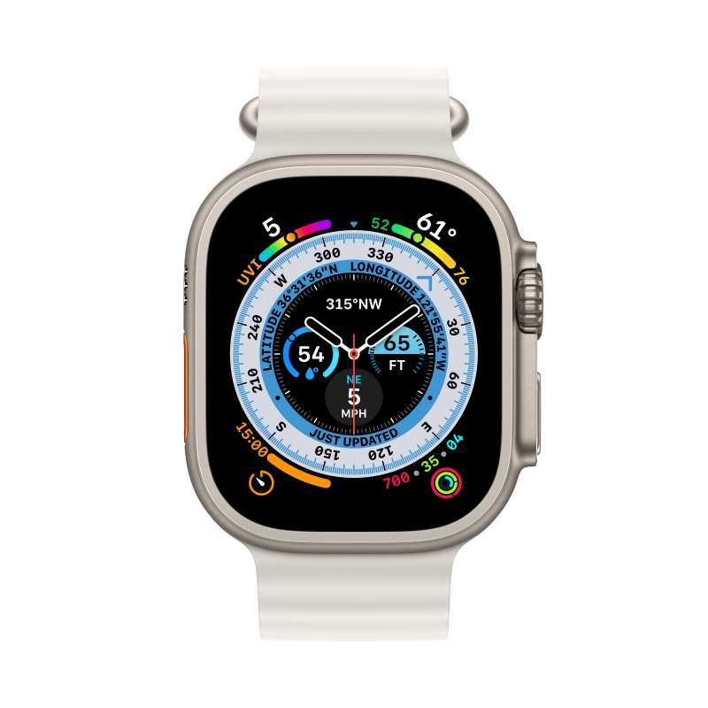 Apple Watch Ultra GPS + Cellular, 49 мм, корпус из титана
