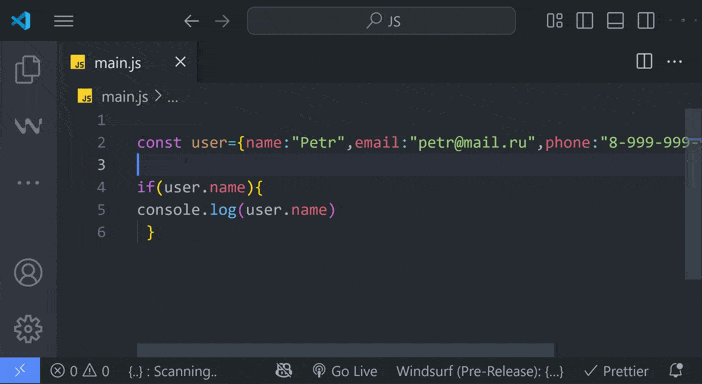 Расширение VSCode Prettier - Code formatter